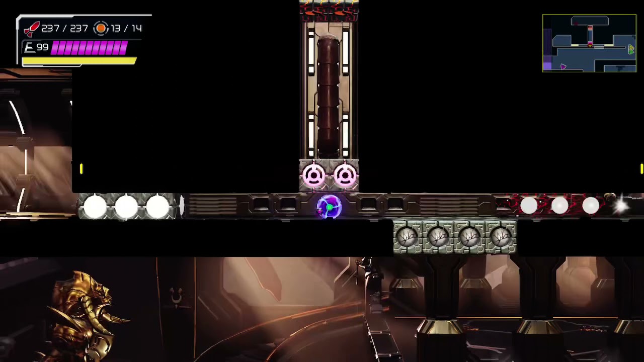 Metroid Dread Upper Ferenia Shinespark (Cross bomb edition)