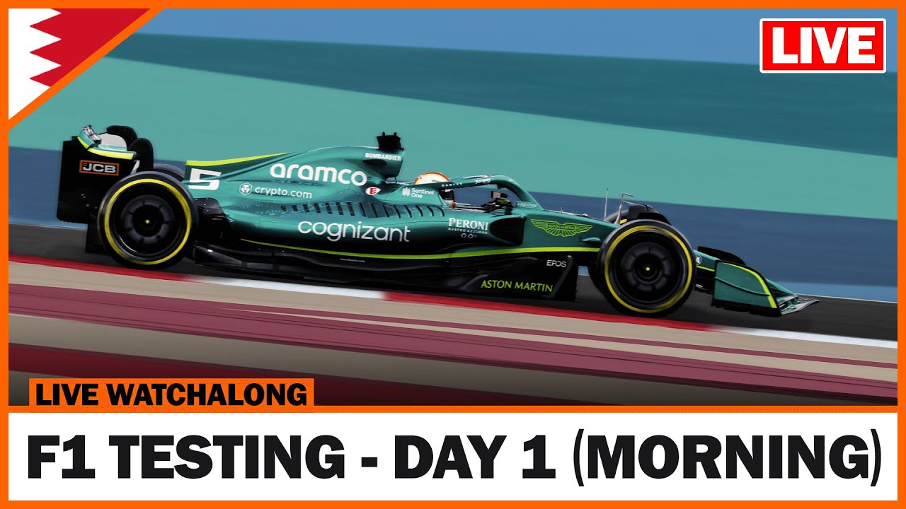 LIVE 2022 F1 Bahrain Testing (Day 1 Morning)