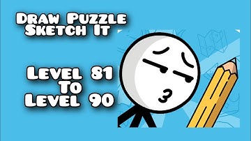 Draw Puzzle: Sketch It || Level 81 To Level 90 || Gameplay Shorts All Level Solutions
