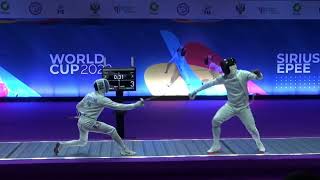Highlights of Semi Final Match Romain Cannone v Gergely Siklosi | Sochi Men’s Epee Fencing World Cup