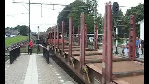 Mixed freight train DB Schenker at Horst-Sevenum,the Netherlands ,Aug 13,2009