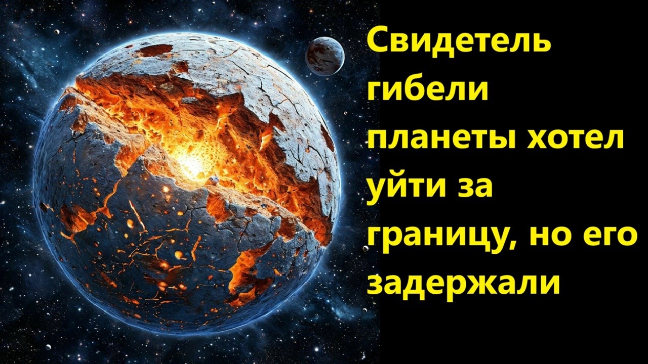 Свидетель гибели планеты хотел уйти за границу, но его задержали