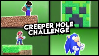Who can cross the Giant Creeper Hole? | Super Smash Bros. Ultimate