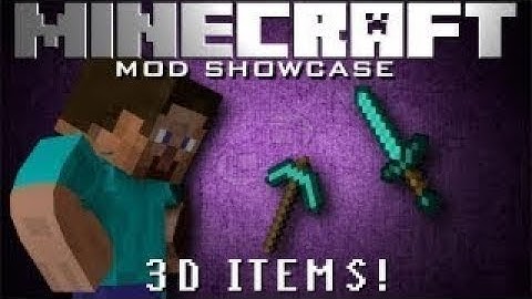 Minecraft Mod Showcase  3D Items! [1.4.2]