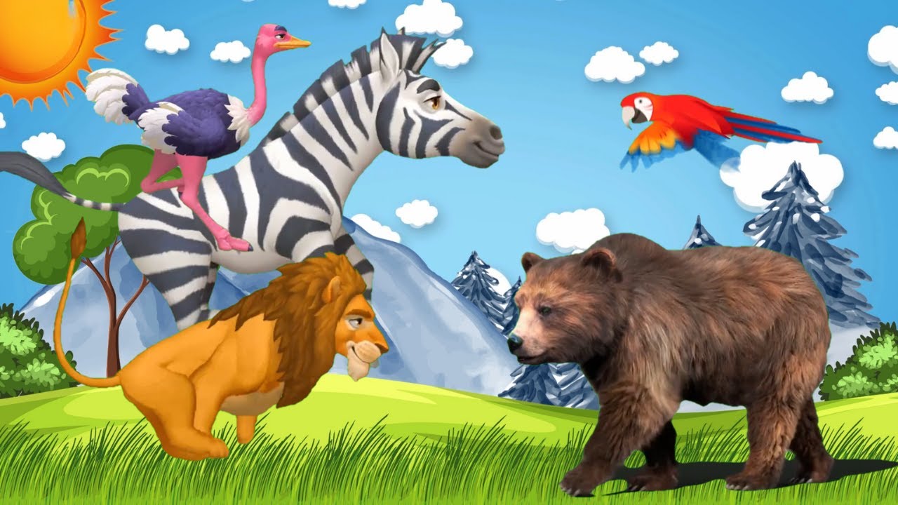 ABC Animal Sounds Song for Kids | Learn Animal Names & Sounds