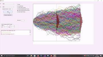 Application23(SDE for Geometric Brownian motion  and Vasicek process) in VB.Net