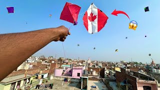 Kite Looting 😱 On Other Roof Kite Cacthing | Kite Catch | Kites