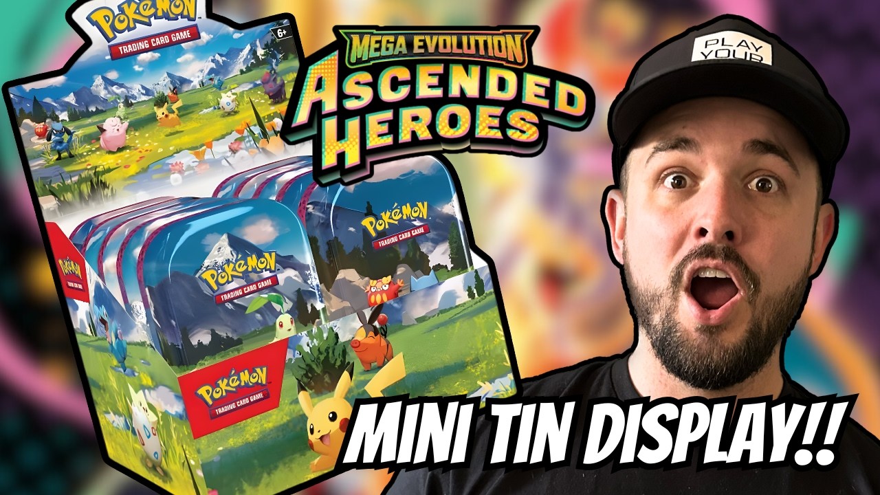 Let's OPEN a Display of Ascended Heroes Mini Tin's!!