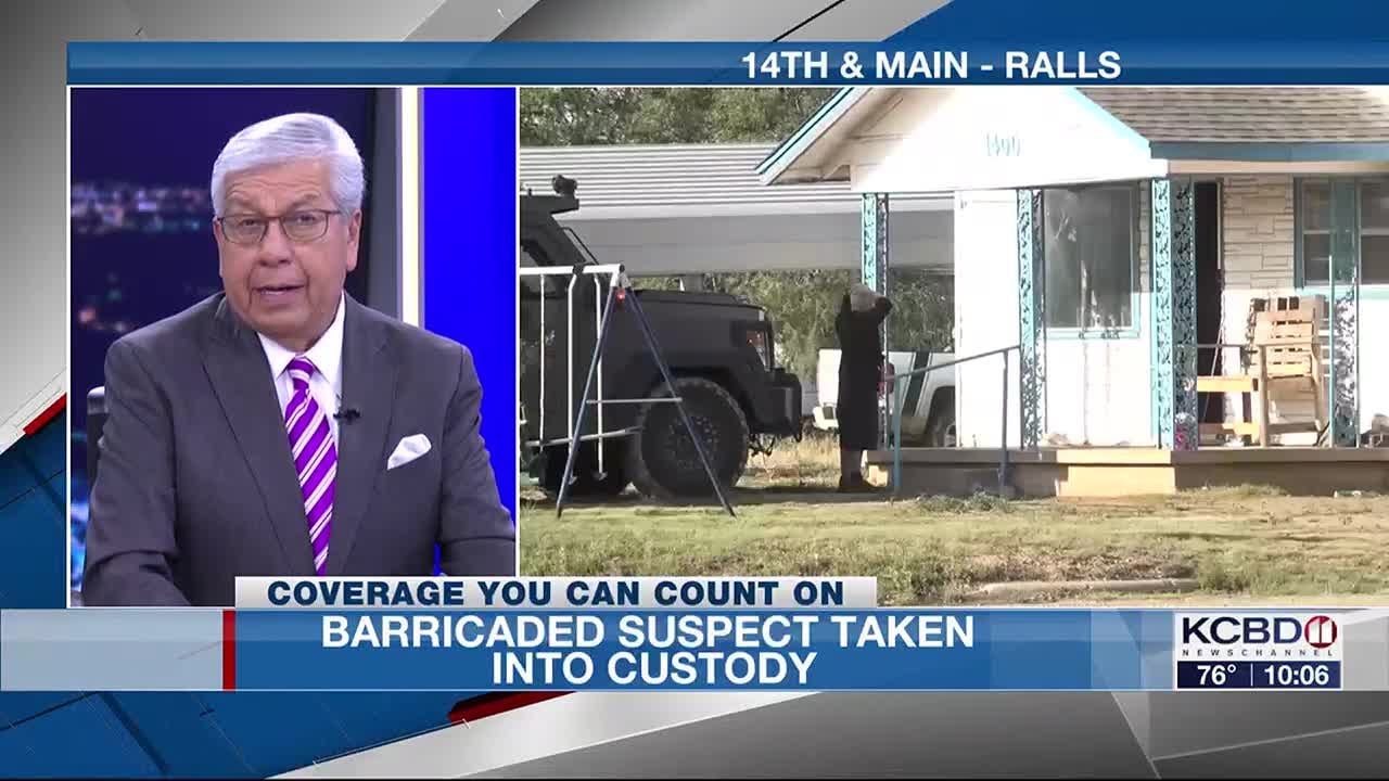 1 taken into custody following SWAT callout in Ralls - YouTube