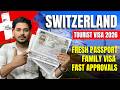 🇨🇭 Switzerland Family Tourist Visa Approved on Fresh Passports!