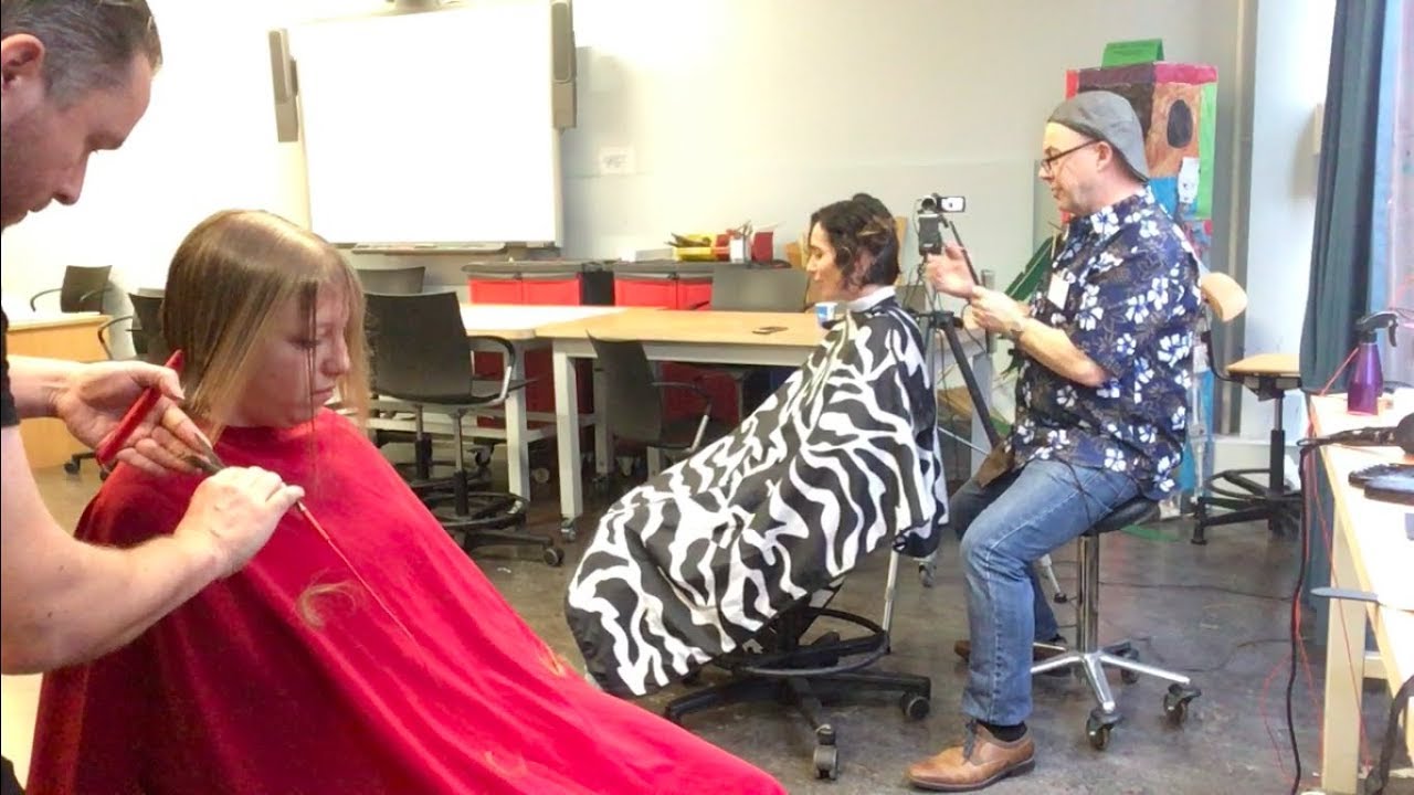 Makeover haircut at University Of Applied Sciences Vlissingen 3/3 YouTube