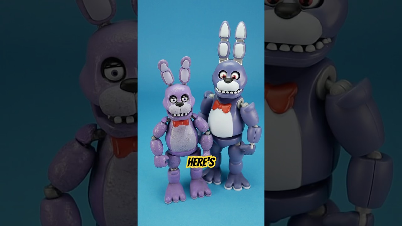 Comparing Jazwares and Funkos Bonnie #fnaf #actionfigure #macdowin