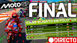 FINAL: GRAN PREMIO DE VALENCIA MODO TRAYECTORIA || ALEX MARQUEZ🏆MOTOGP #21🔥A POR LA VICTORIA