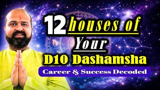 Decoding Dashamsha Significance of All 12 Houses in D10 Chart for Career Success#Dashamsha #D10Chart