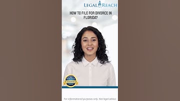 How to File for Divorce in Florida?