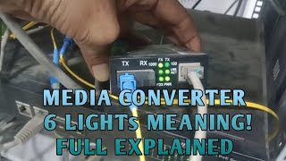 MEDIA CONVERTER 6 LIGHTs MEANING! FULL EXPLAINED || MEDIA CONVERTER screenshot 3