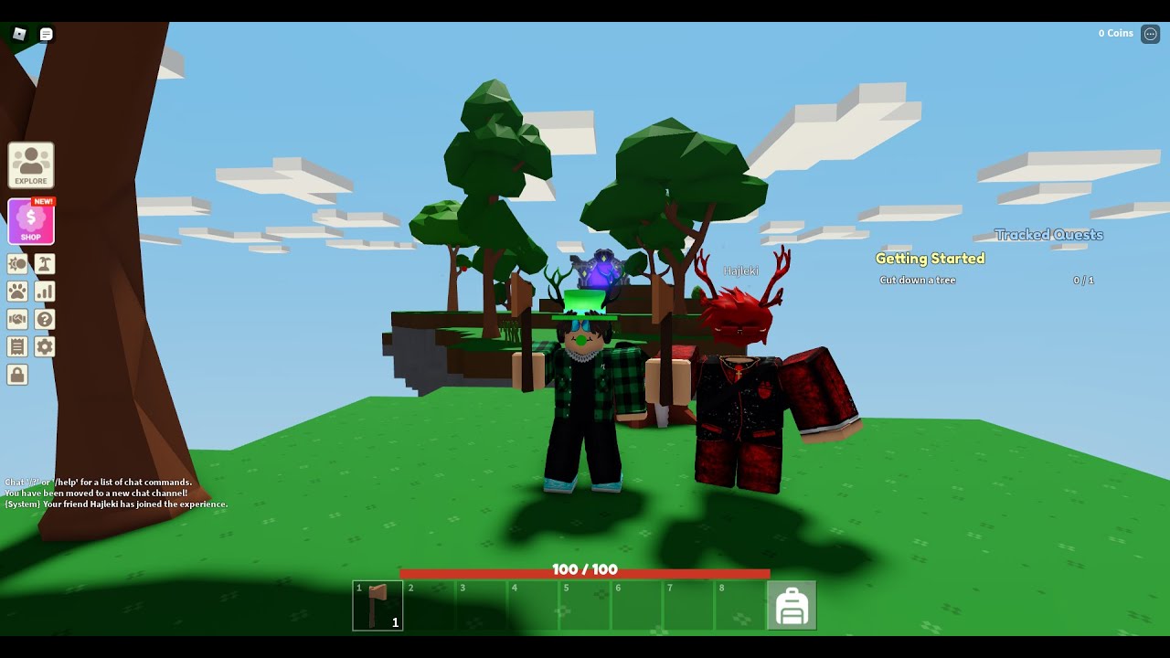 ROBLOX ISLANDS, CO OP WITH HAJLEKI YouTube