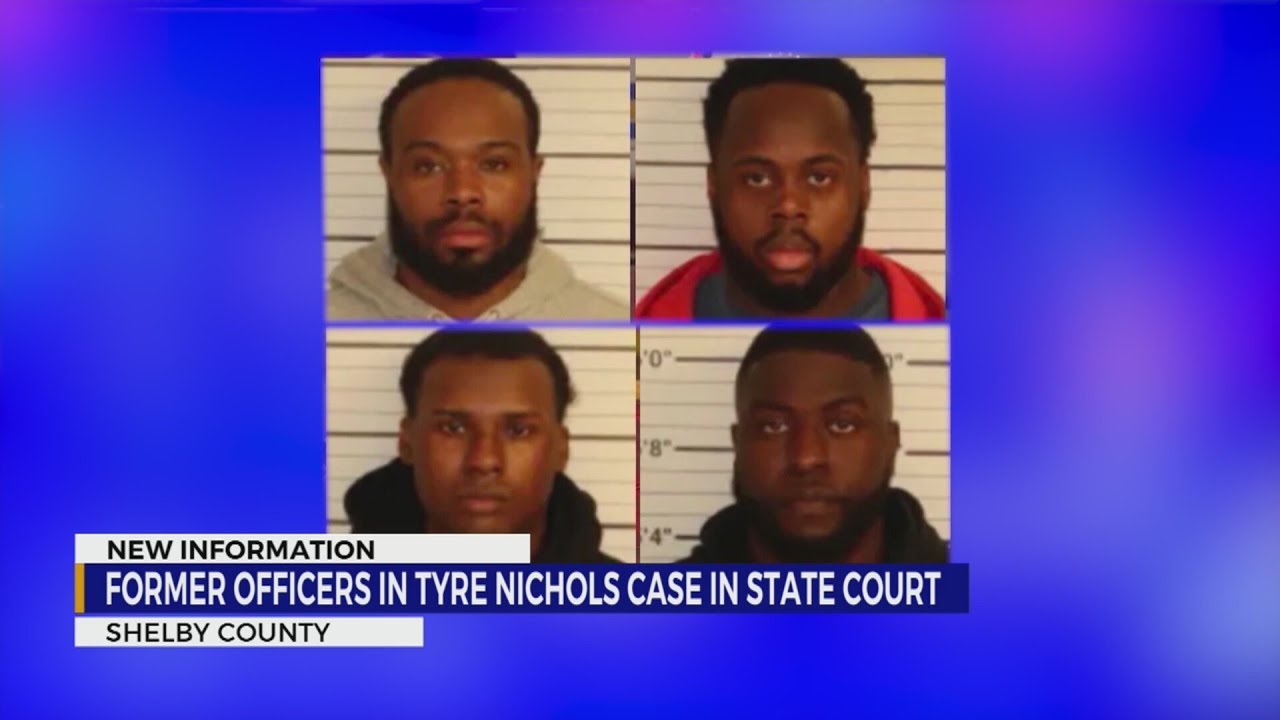 Former officers in Tyre Nichols case in state court - YouTube