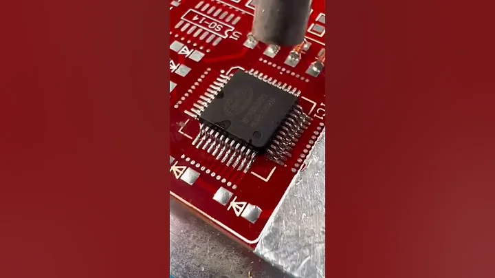 SmD microcontroller Soldering | How to Solder #electronic #pcb #microcontroller #pcbdesign #iot