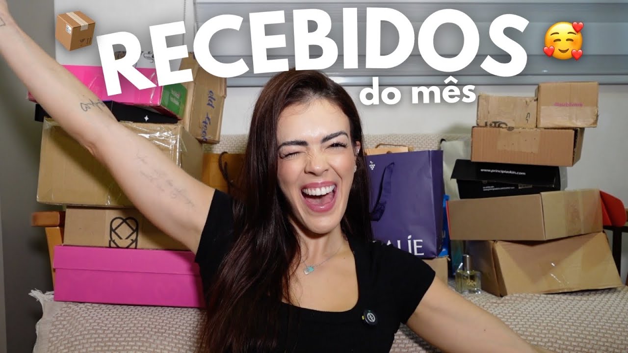 RECEBIDOS DO MÊS COMPLETO | CABELO, MAKE, SKIN CARE E MUITO MAIS