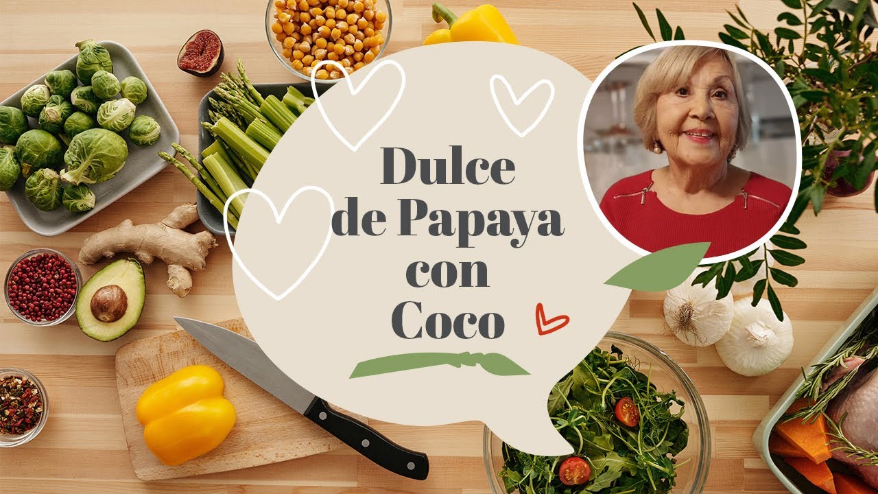 Dulce de Papaya con Coco