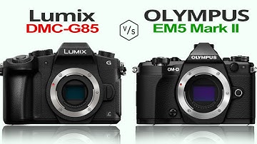 Panasonic Lumix DMC-G85 vs Olympus OMD EM5 Mark II