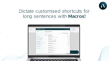 Introducing Macros | Medical Speech Recognition | Augnito
