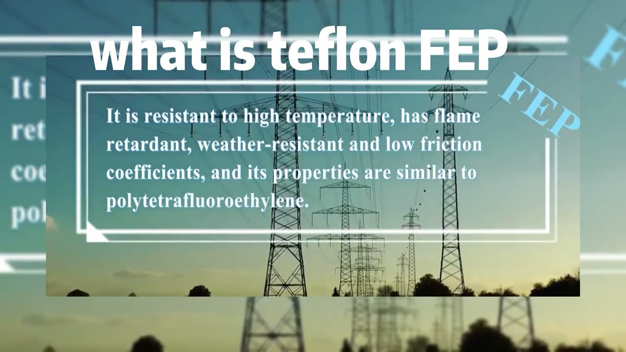 Teflon FEP material to teflon cable