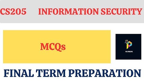 CS205 MCQS| CS205 OBJECTIVE| CS205 FINAL TERM PREPARATION| CS205 Sir Qasim
