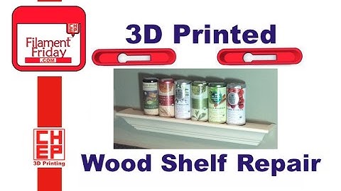 How to Fix a Wood Shelf using 3D Printing and Tinkercad