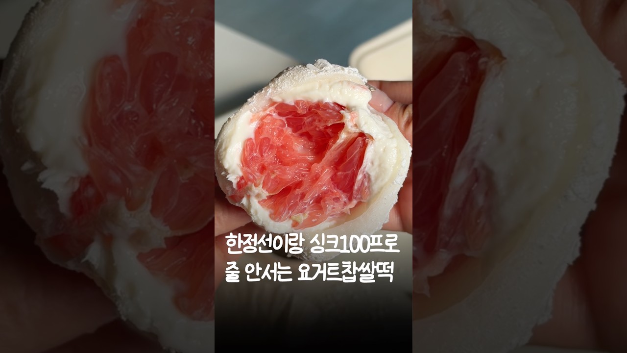 짭정선중에서 제일 찐정선같은 줄 안서는 요거트찹쌀떡 발견