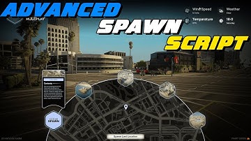Free Advanced Spawn Selector Script | QBCore/ESX | FiveM Tutorial #144