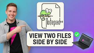 How to VIEW TWO FILES SIDE BY SIDE in Notepad++ (Step by Step) 2026