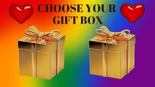 CHOOSE THE GIFT BOX 🎁🎁#chooseyourgift #choose #gift #giftbox #cute #love #challenge