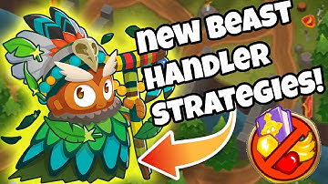 Ravine Chimps with New Pouākai Beast Handler Strategy! - Bloons TD 6