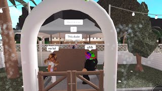 i made a wedding venue in bloxburg.. she said NO? | Whysuf | Roblox Bloxburg