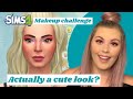 Sims4 Makeup Challenge | Recreating my Sim’s makeup on myself! 💄