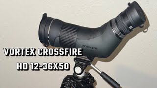 Vortex Crossfire HD 12-36x50 spotting scope review
