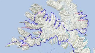Iceland Westfjords / Island Westfjorde - Highlights and Roads