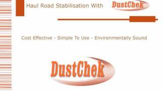 How to use DustChek Dust Control for Mine Haul Roads - case study
