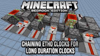 Chaining Etho Clocks - Long Duration Clocks Explained Minecraft Bedrock Net Worth
