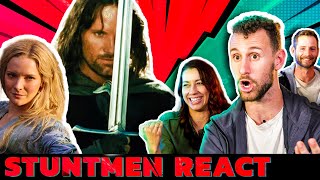 Stunt Pros REACT to LORD OF THE RINGS vs. RINGS OF POWER (Feat. Bronte Coluccio)