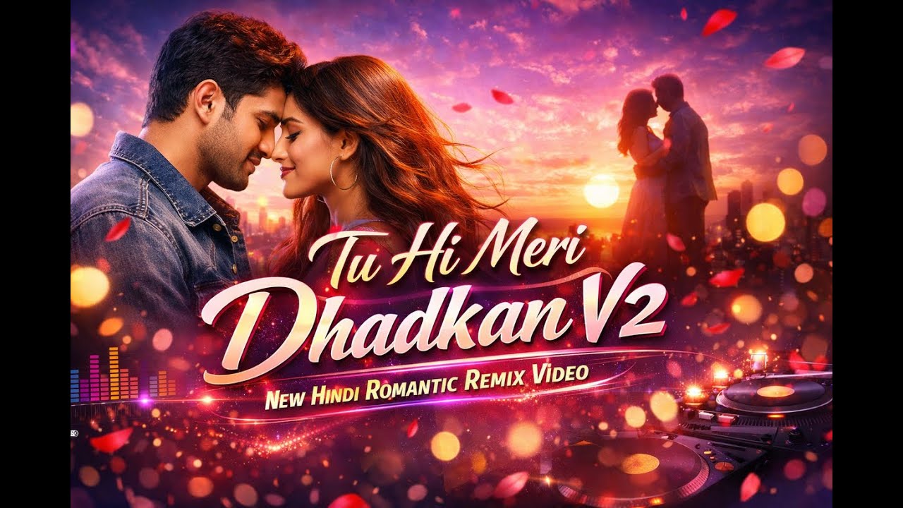 Tu Hi Meri Dhadkan V2 | New Hindi Romantic Remix Video 🎧 | DJ Remix Video | AI Music | AI Video Song