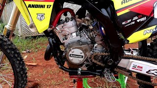 Racikan Mesin Mekanik Spesialis 2Tak HITS SeIndonesia Saat ini..Kawasaki Ninja ini Gurih Banget!