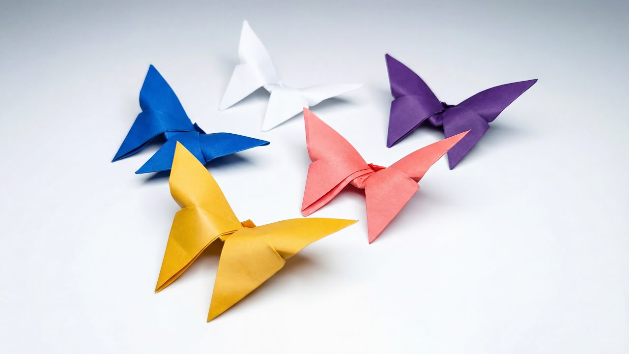 Super Easy Origami Butterfly 🦋| Flaps Its Wings! | Perfect for Beginners