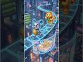 The Golden Paw: Neo-Tokyo Chase #cartoon #facts #animation #disney #ai #viral #reels #shortvideo