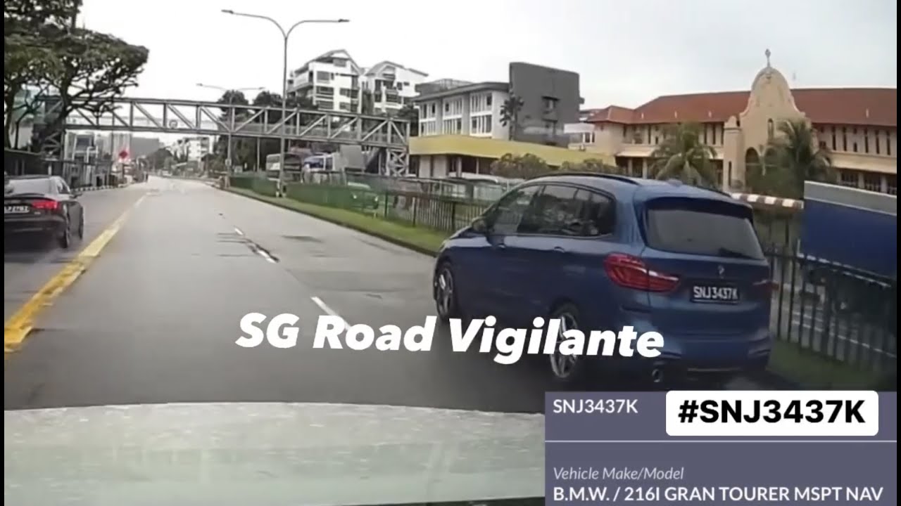4mar2023 marine parade road #SNJ3437K bmw 216 fail to conform to red ...