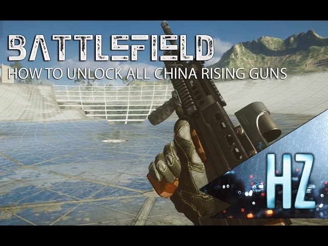 Battlefield 4 - How to Unlock ALL China Rising Guns Early (L85A2