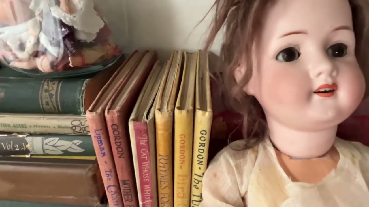 Estate Sale Finds✨ My FIRST GERMAN Bisque Head DOLL!✨ #dolls #estatesalefinds