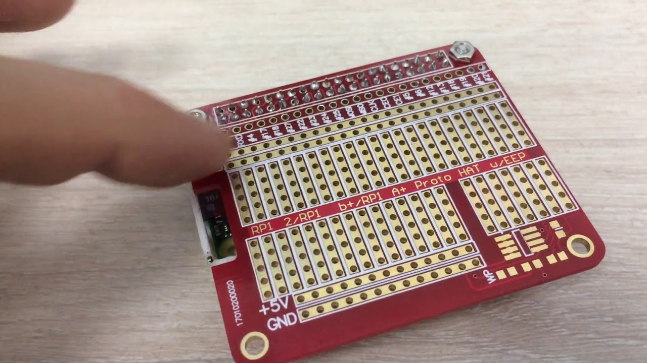 Raspberry Pi Prototype Board - YouTube